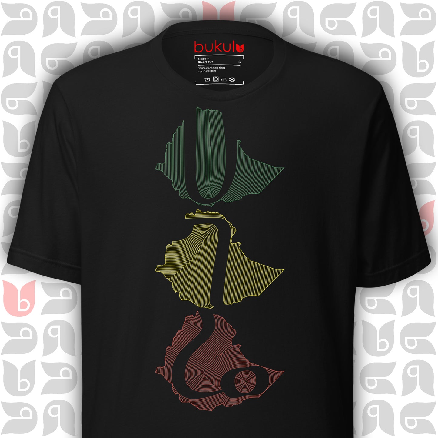 Ethiopia T-Shirt – ሀገሬ "My Country" in Amharic | Unisex & Bold