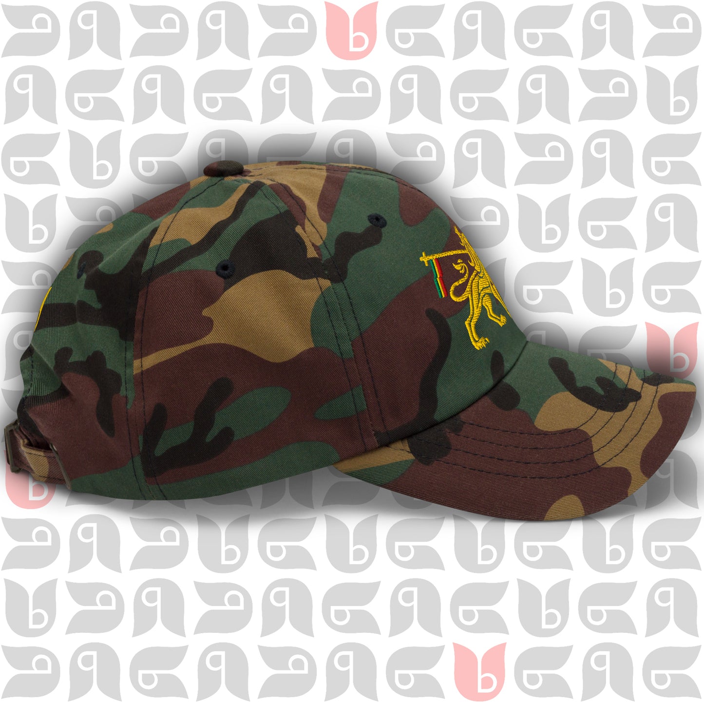 Lion of Judah Royal Crest Dad Hat | Gold Embroidery | Unisex