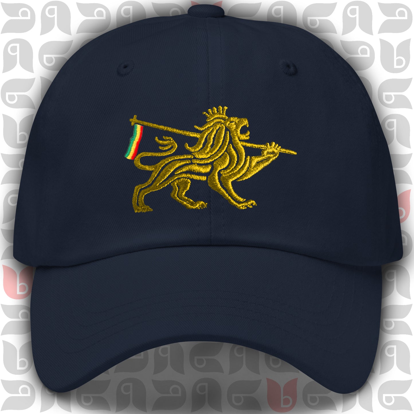 Lion of Judah Royal Crest Dad Hat | Gold Embroidery | Unisex