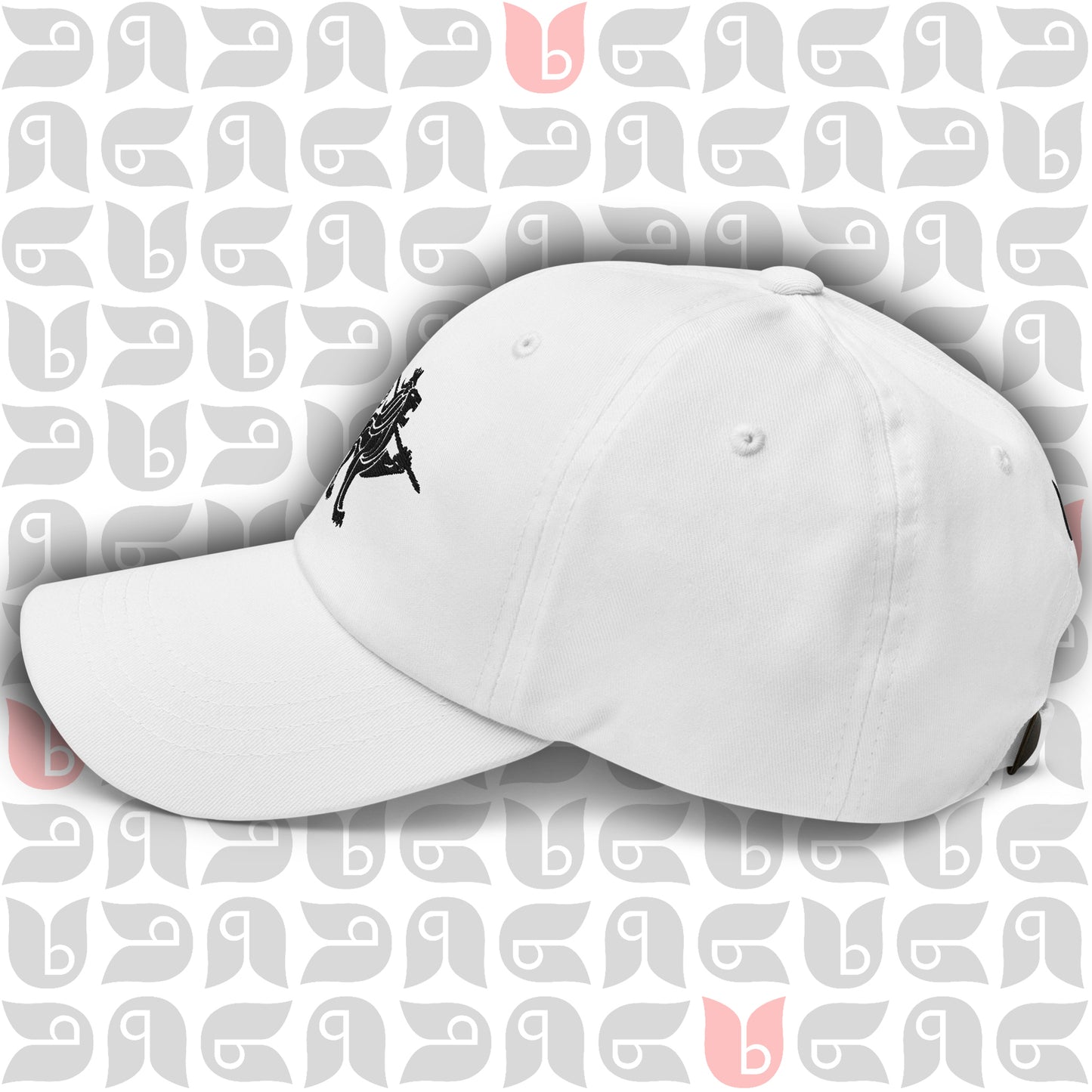 Lion of Judah Royal Crest Dad Hat | Black Embroidery | Unisex