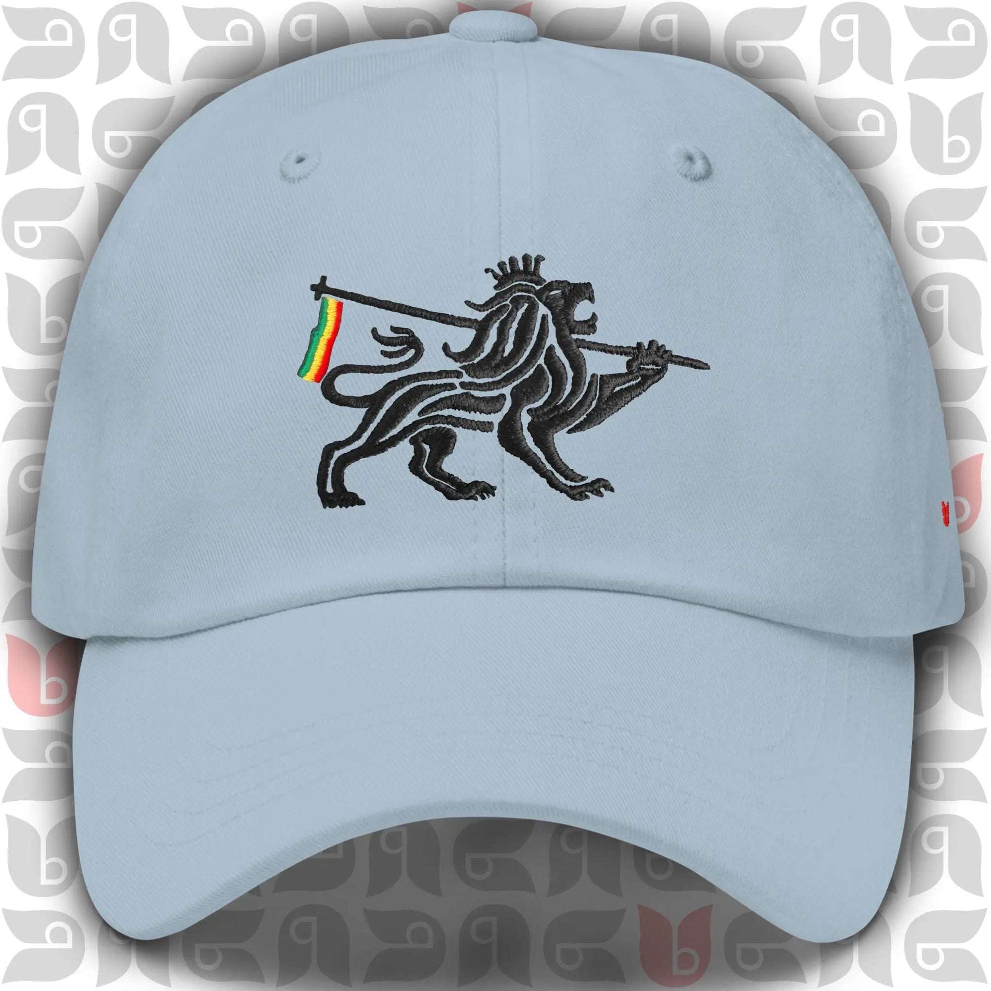 Lion of Judah Royal Crest Dad Hat | Black Embroidery | Unisex bukulu