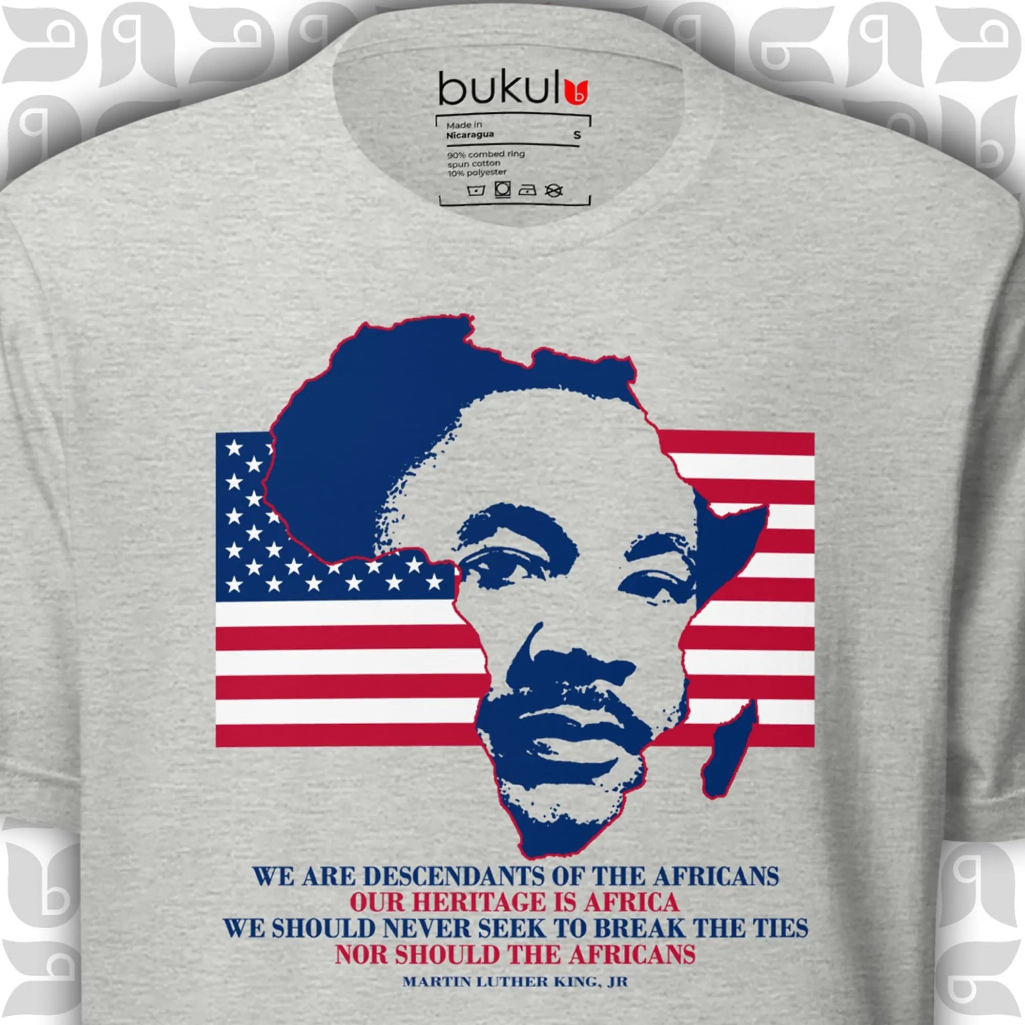 Martin Luther King Shirt for African Americans Pan-Africanism Tshirt | Unisex bukulu
