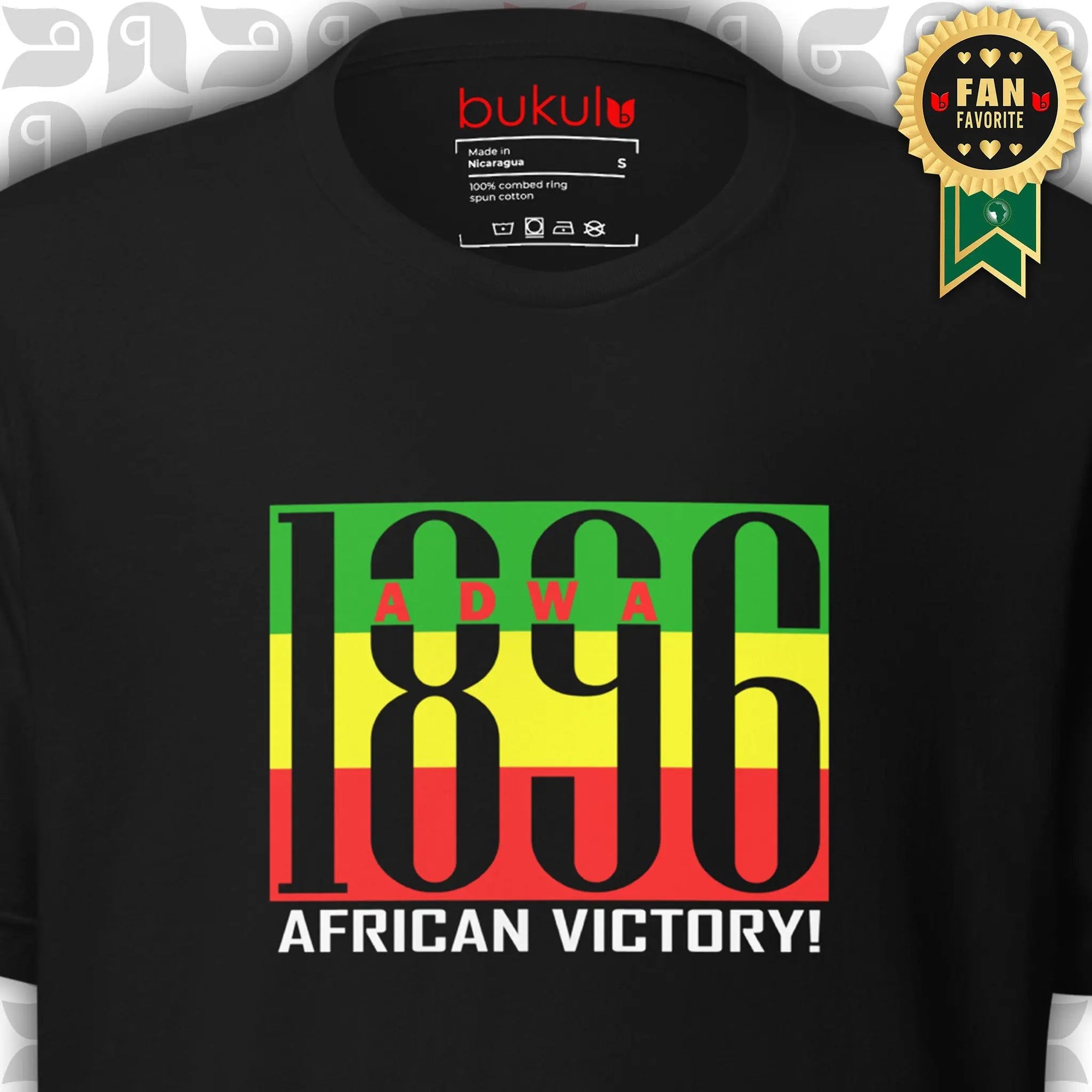 The Battle of Adwa 1896 an African Victory T Shirt Symbol of Pan-Africanism Unisex bukulu