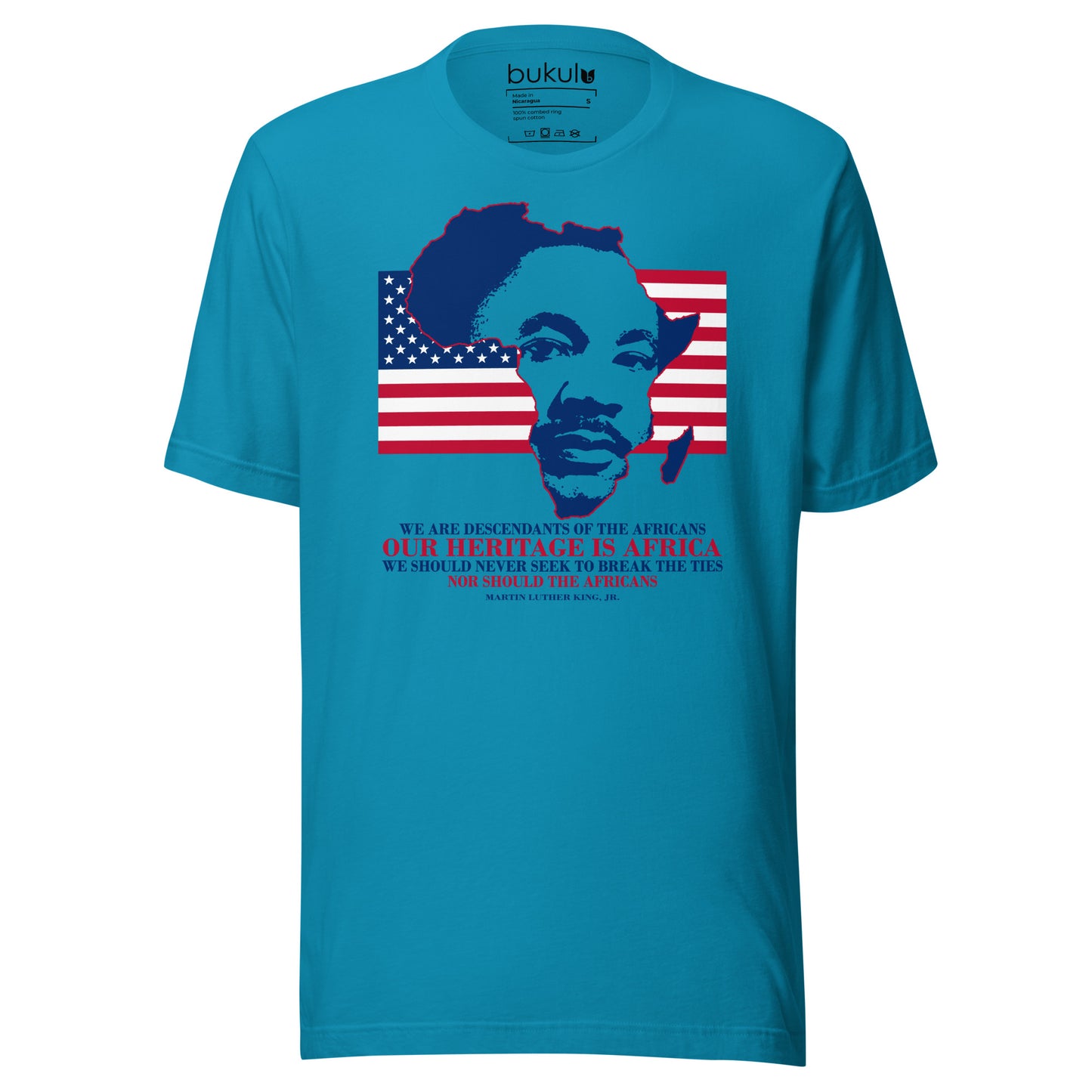 Martin Luther King Shirt for African Americans or Pan-Africanism Unisex - bukulu