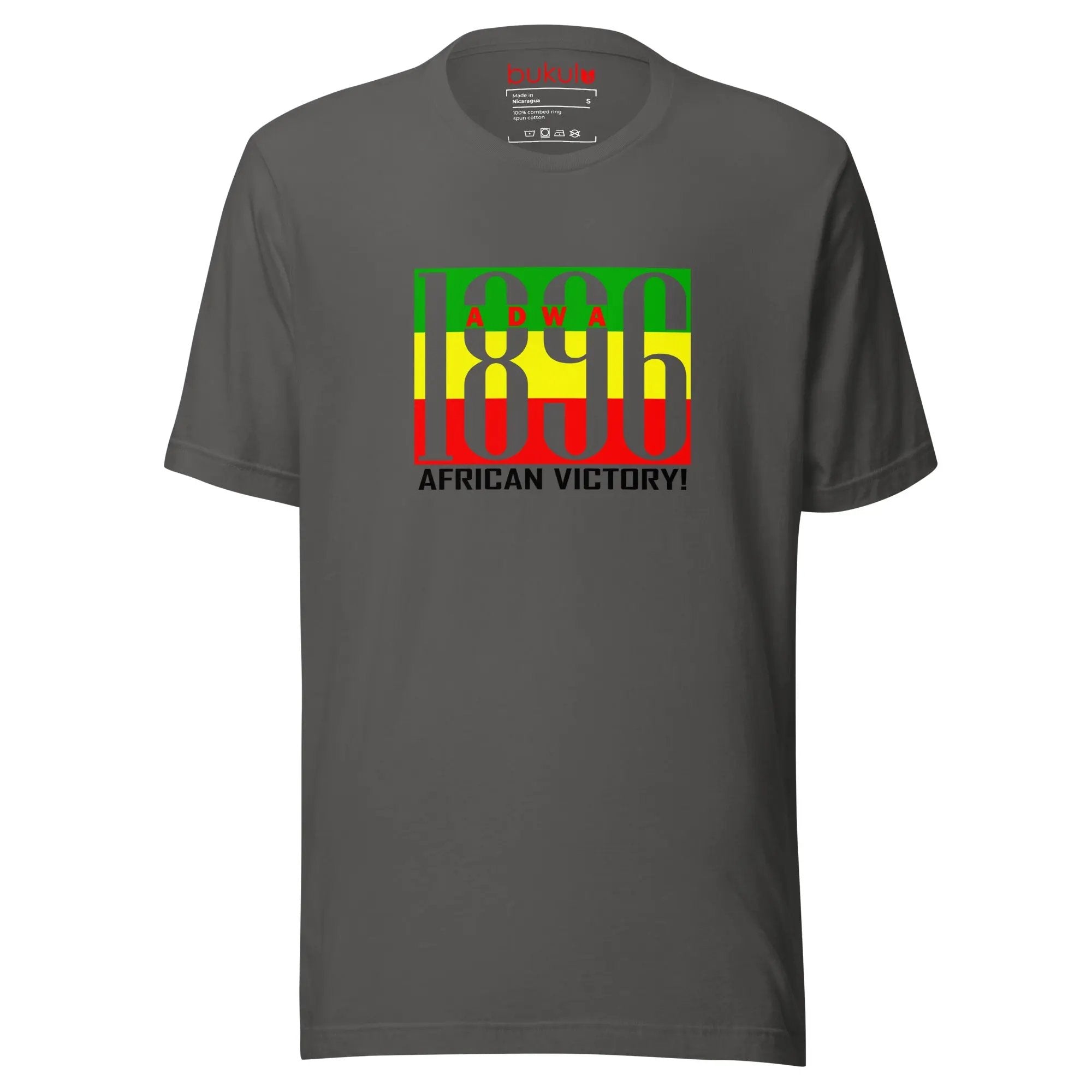 The Battle of Adwa 1896 an African Victory T Shirt Symbol of Pan-Africanism Unisex bukulu