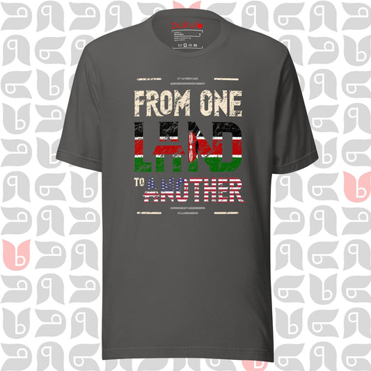 Kenyan Roots to USA Tee, Kenya-American Flag Shirt | Unisex