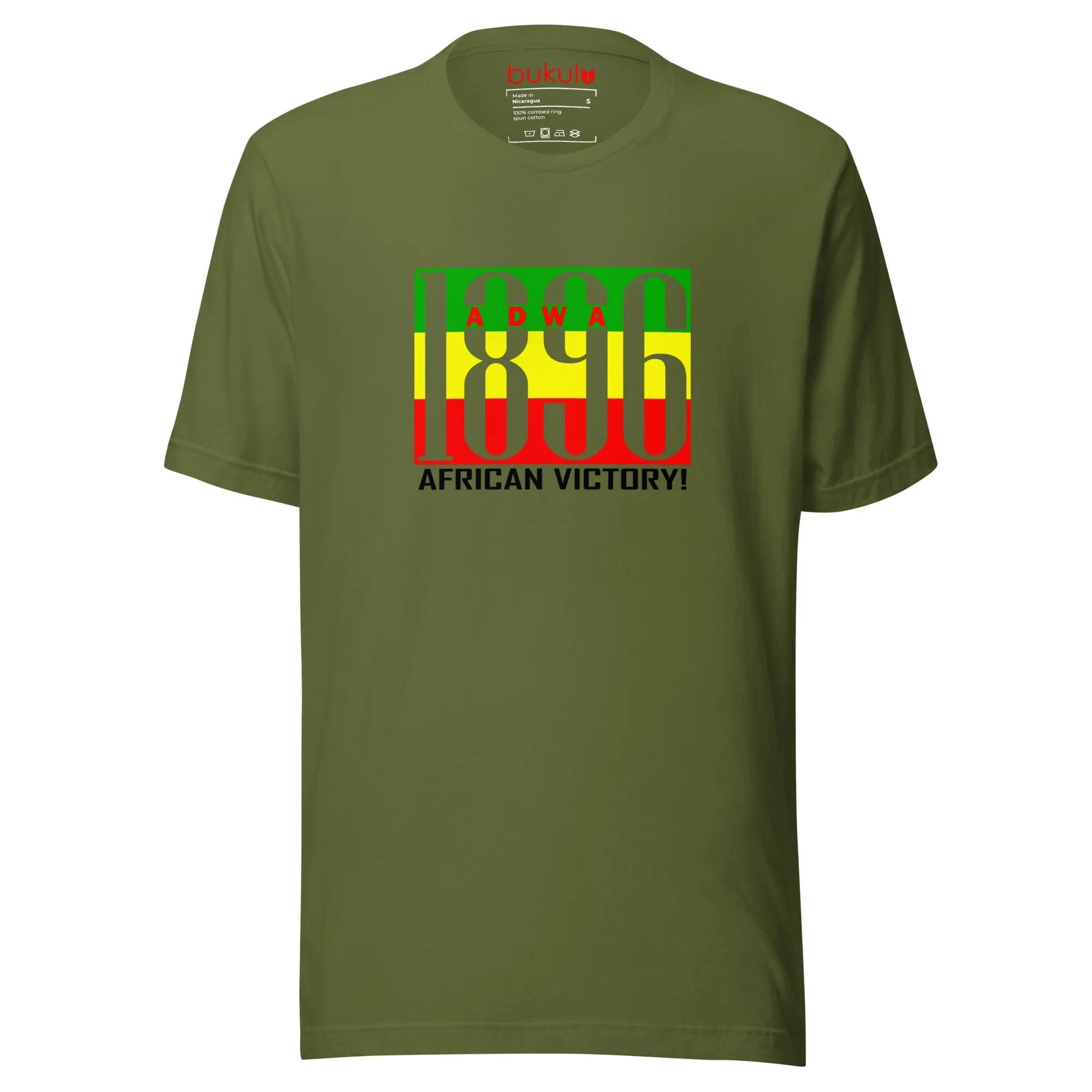 The Battle of Adwa 1896 an African Victory T Shirt Symbol of Pan-Africanism Unisex bukulu
