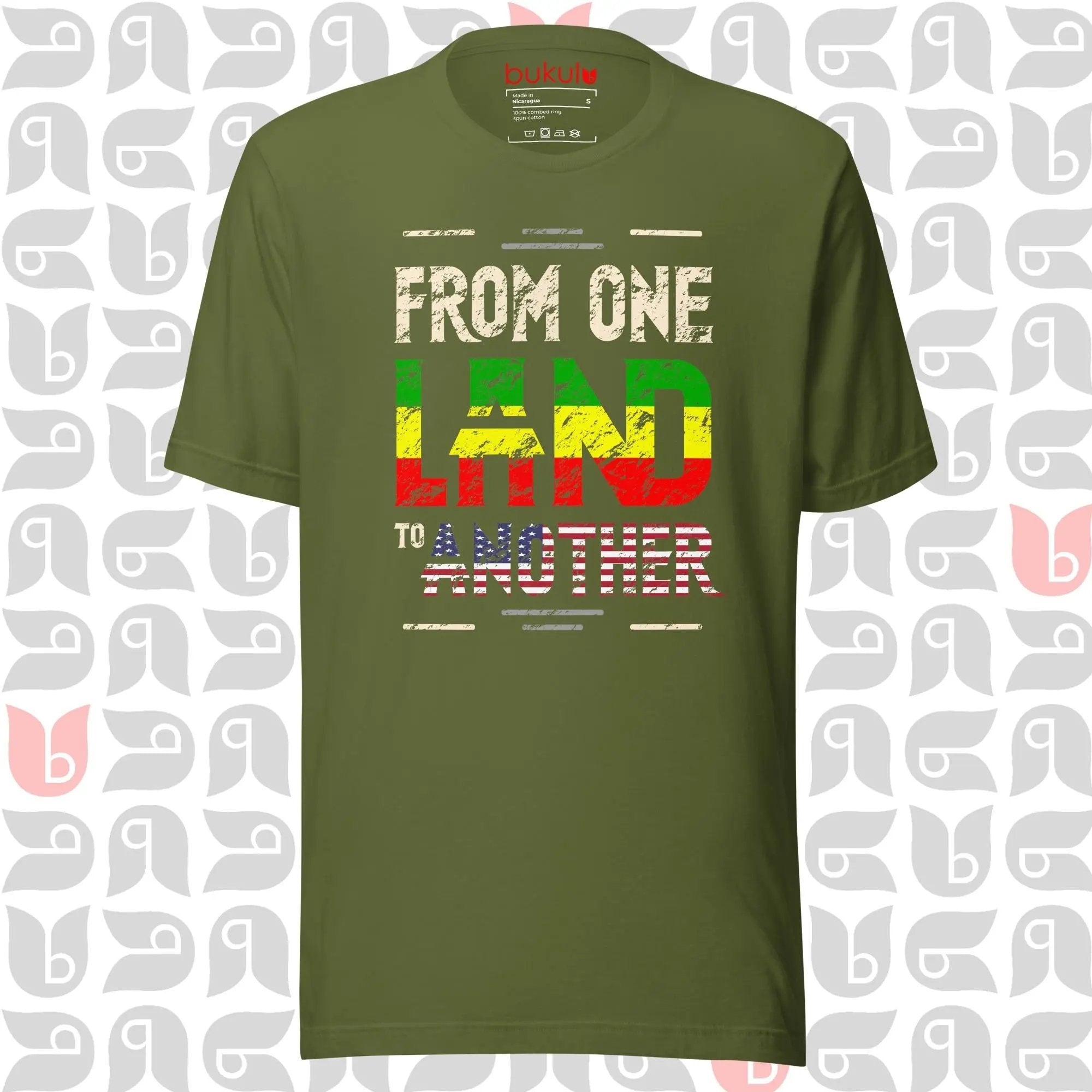 Ethiopian-American Flag Journey Shirt | Unisex bukulu