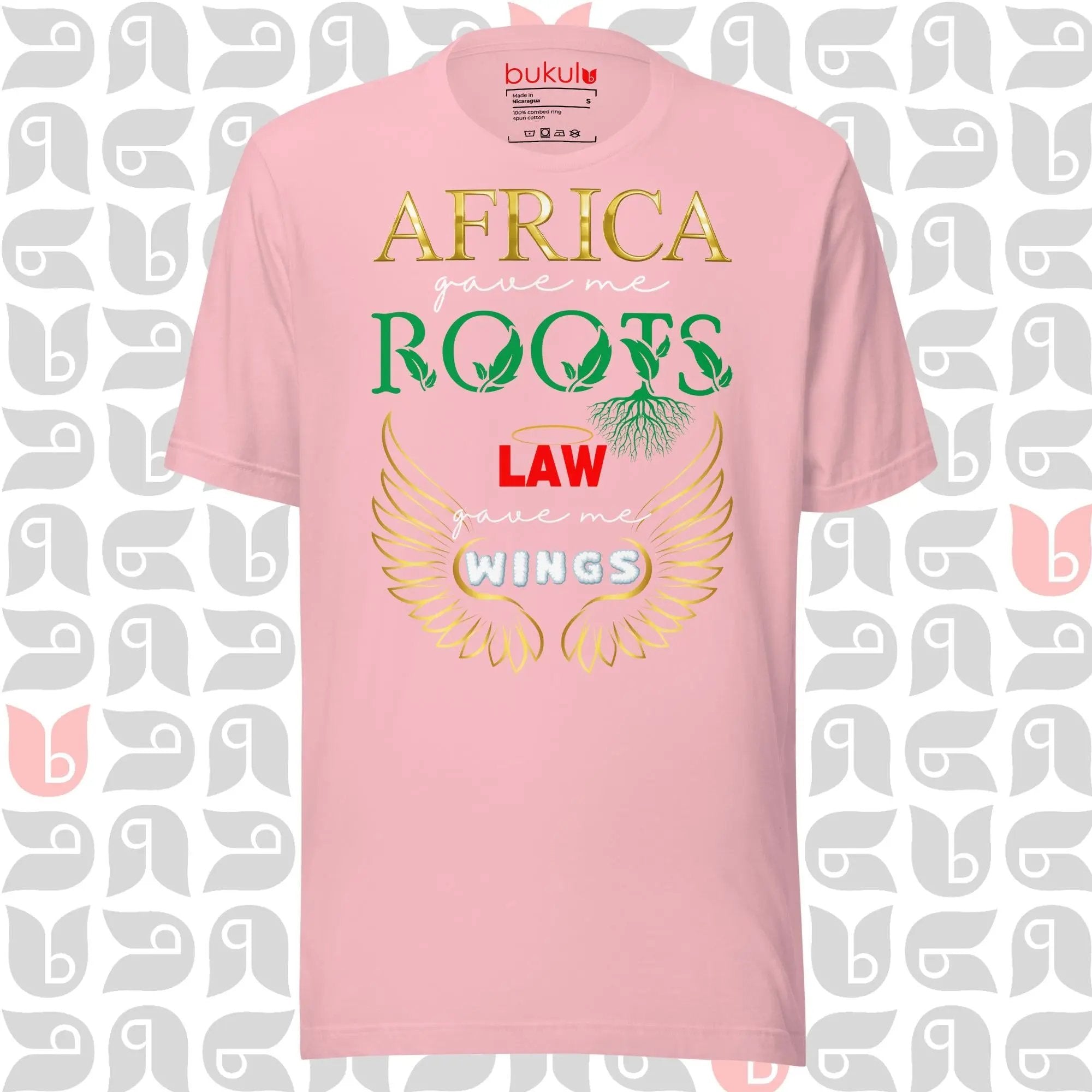 Africa Roots Law Wings T-Shirt | Unisex bukulu