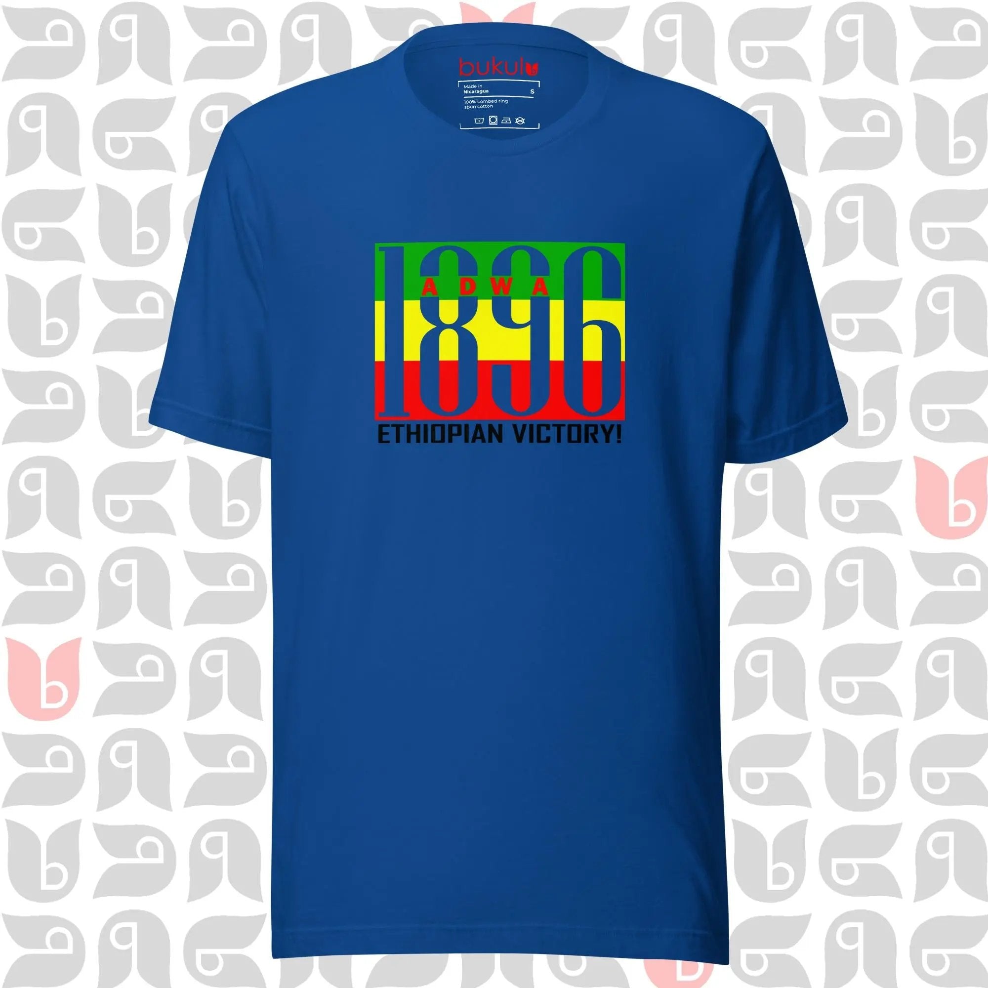 Adwa 1896 Ethiopian Victory Unisex T-Shirt - Celebrate History & Heritage bukulu