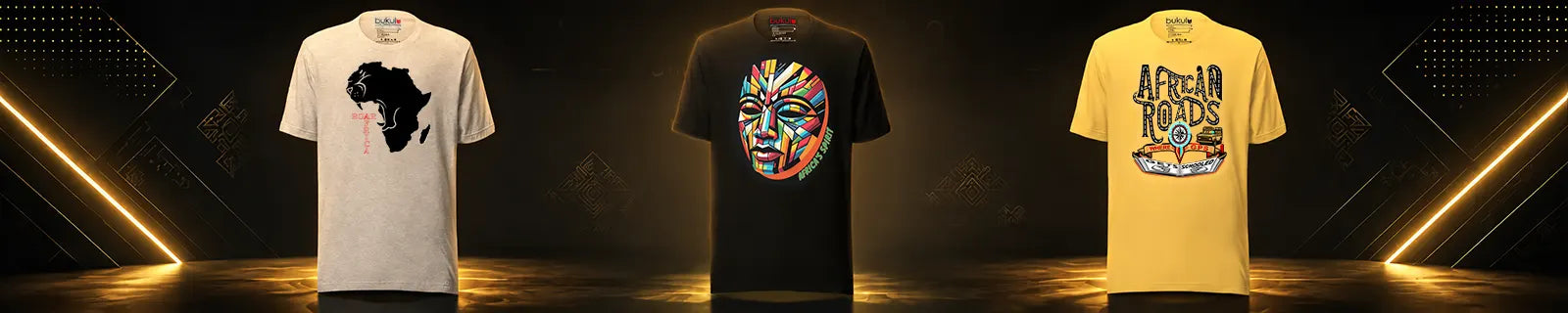 African clothing and T-shirts celebrating unity, heritage and original Bukulu designs