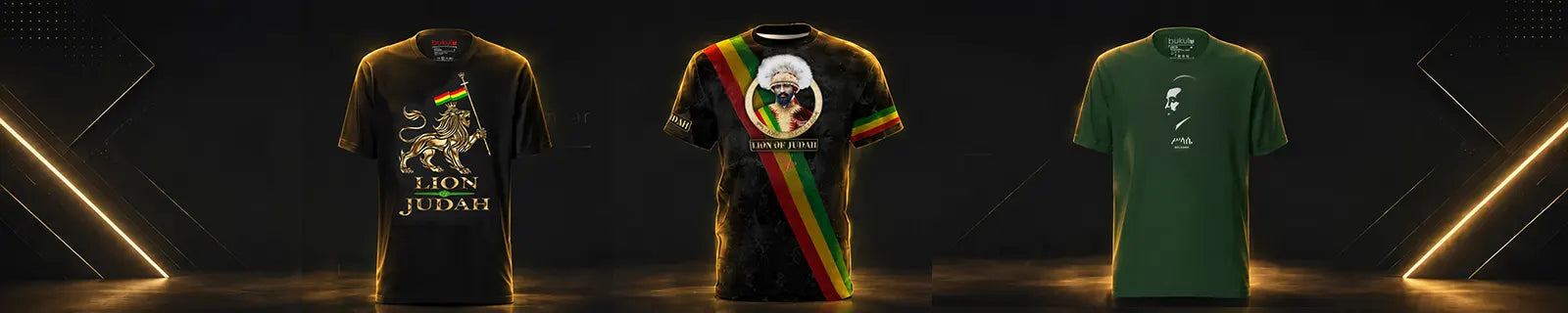 Rastafarian clothing and lifestyle wear with Lion of Judah, reggae and original Bukulu designs