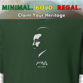 Haile Selassie Minimalist Tee - Rasta Heritage Unisex T-Shirt bukulu