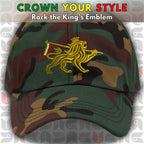 Lion of Judah Royal Crest Dad Hat | Gold Embroidery | Unisex