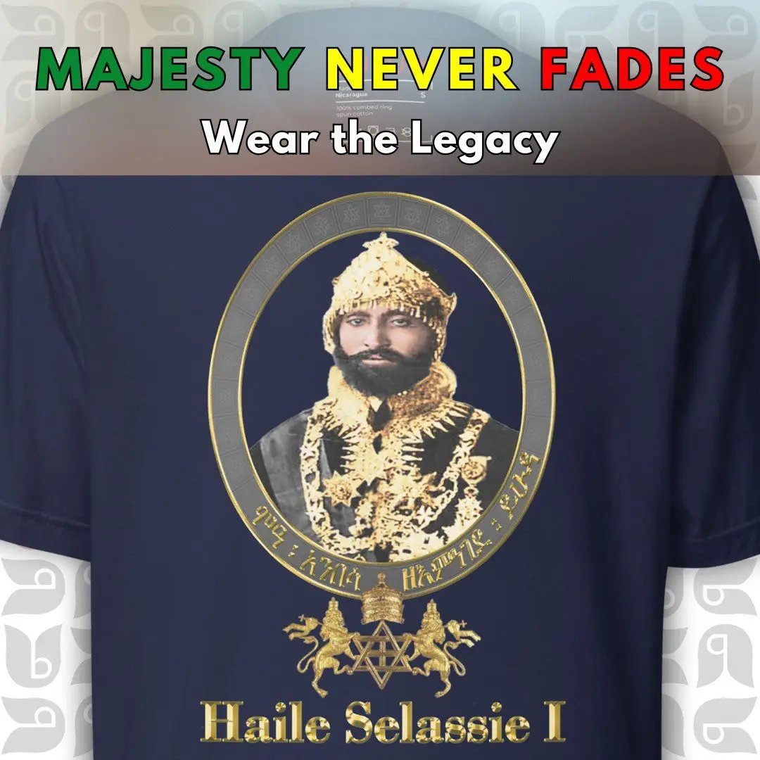 Haile Selassie I Rastafari T-Shirt - Embrace Your Roots | Unisex bukulu