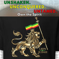 Lion of Judah Royal Crest T-Shirt – Haile Selassie Rasta Tee | Unisex bukulu