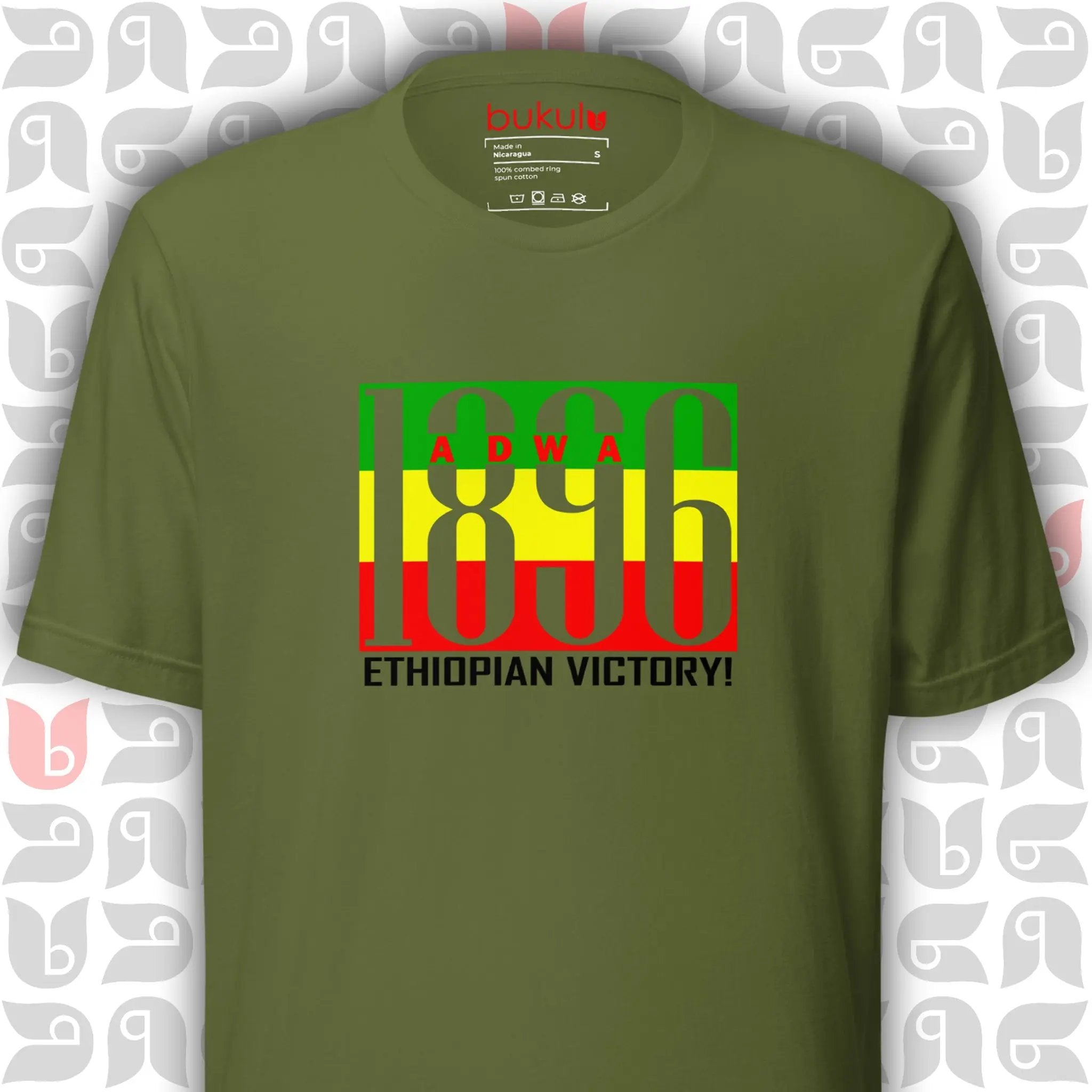Adwa 1896 Ethiopian Victory Unisex T-Shirt - Celebrate History & Heritage bukulu