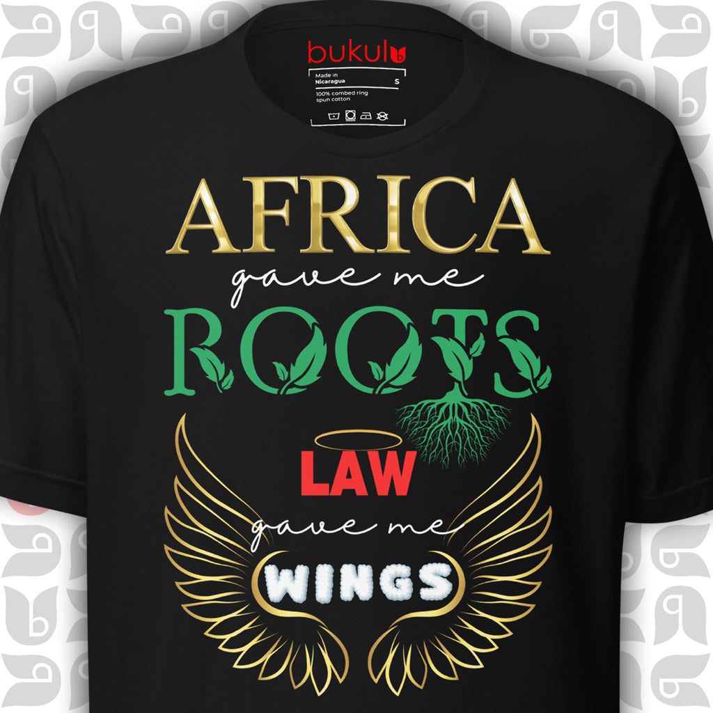 Africa Roots Law Wings T-Shirt | Unisex