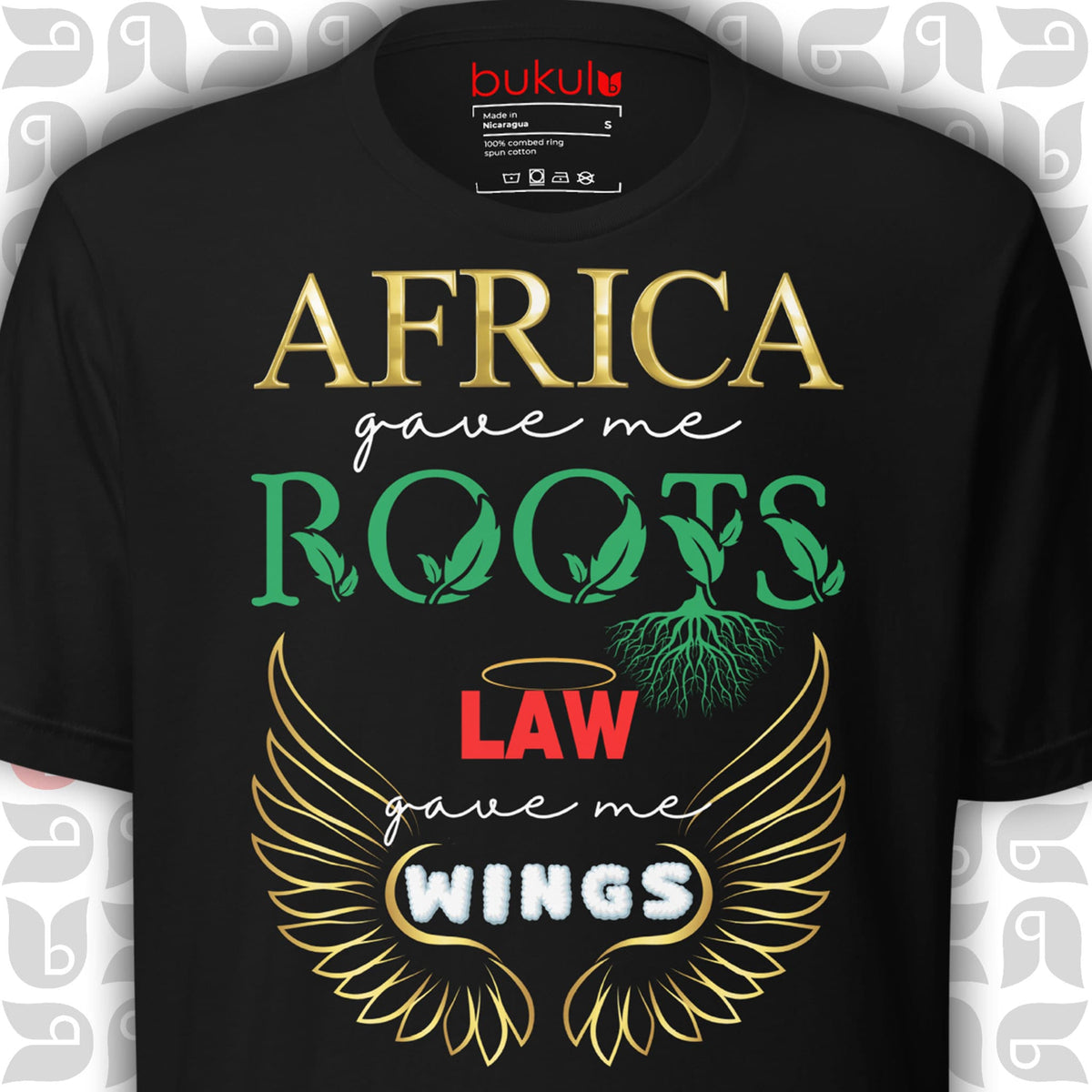 Africa Roots Law Wings T-Shirt | Unisex