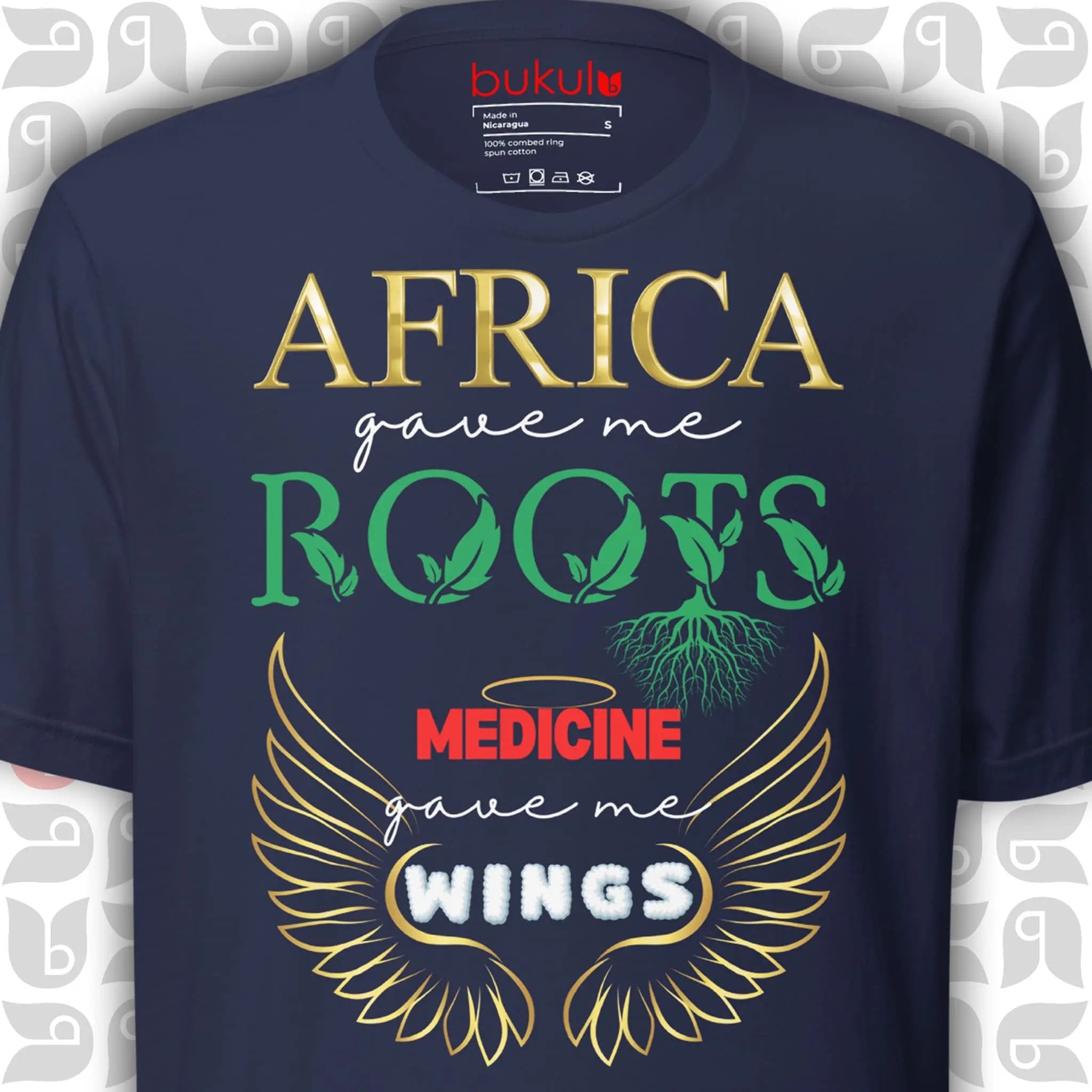 Africa Roots Medicine T-shirt | Unisex bukulu