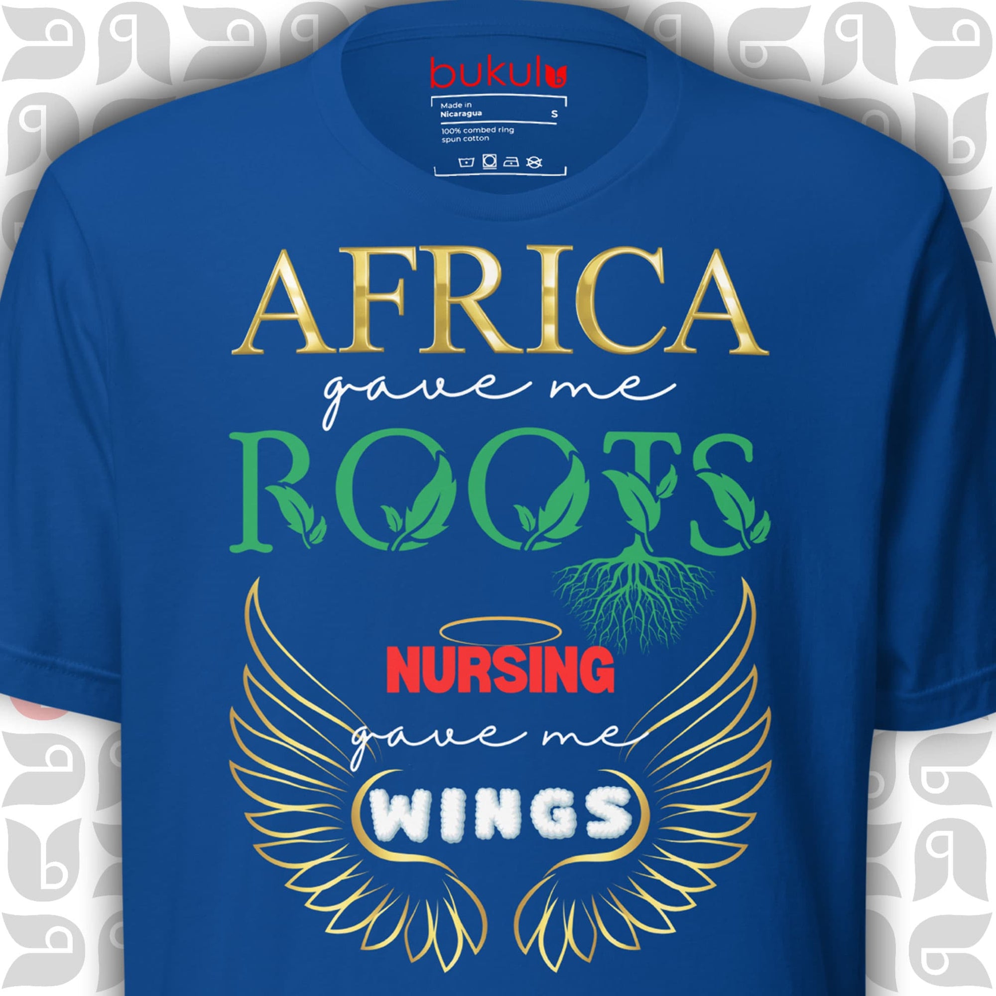 Africa Roots Nursing Wings T-Shirt | Unisex