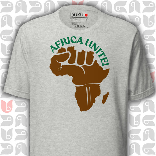 Africa Unite! Africa Map T-Shirt - Unisex Cultural Pride Tee