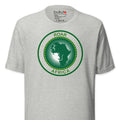 African Union Flag Lion Map T-Shirt - African Pride Tee Bukulu