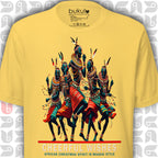 Cheerful Wishes T-Shirt – African Christmas Spirit in Maasai Style