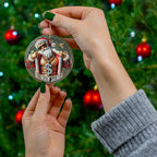 Ceramic Ornament - Pimp Santa Blingin' Santa Christmas Decor | PRINTED DESIGN