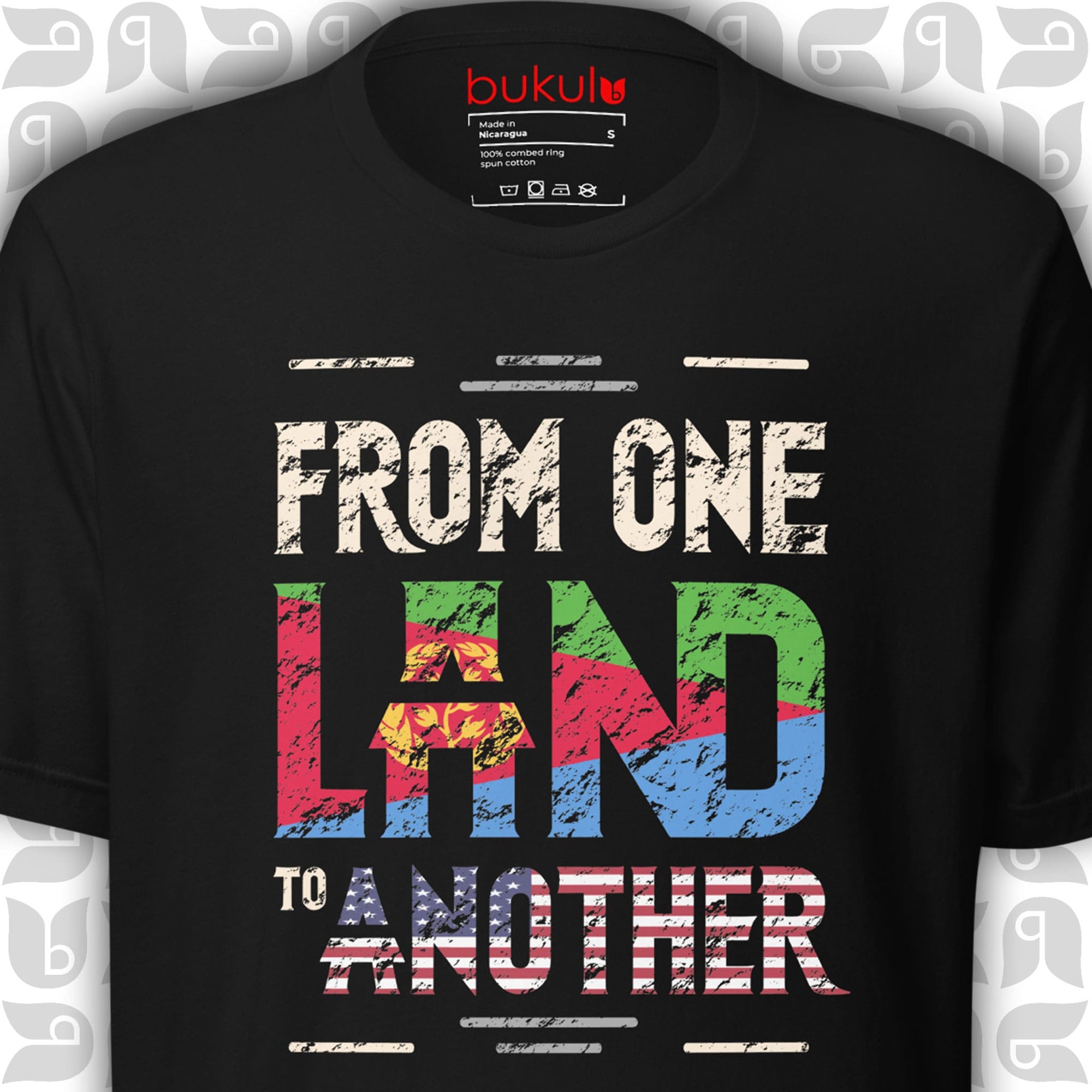 Eritrean Journey to USA Tee, Eritrea-American Flag Shirt | Unisex