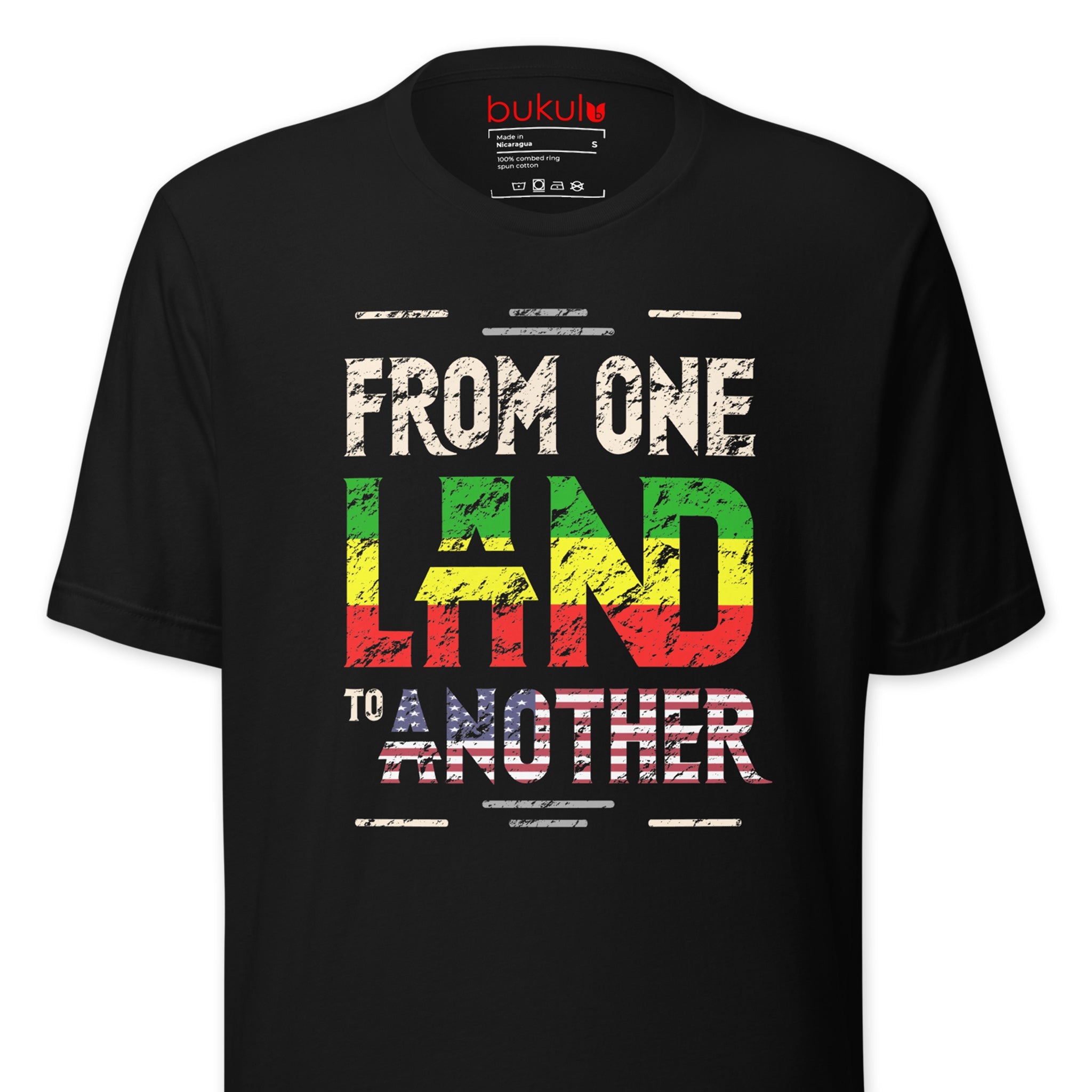 Ethiopia American Flag Shirt - Ethiopian Roots USA Tee Bukulu