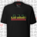 Ethiopian Begena Music T-Shirt - Graphic Equalizer Design Unisex Top bukulu