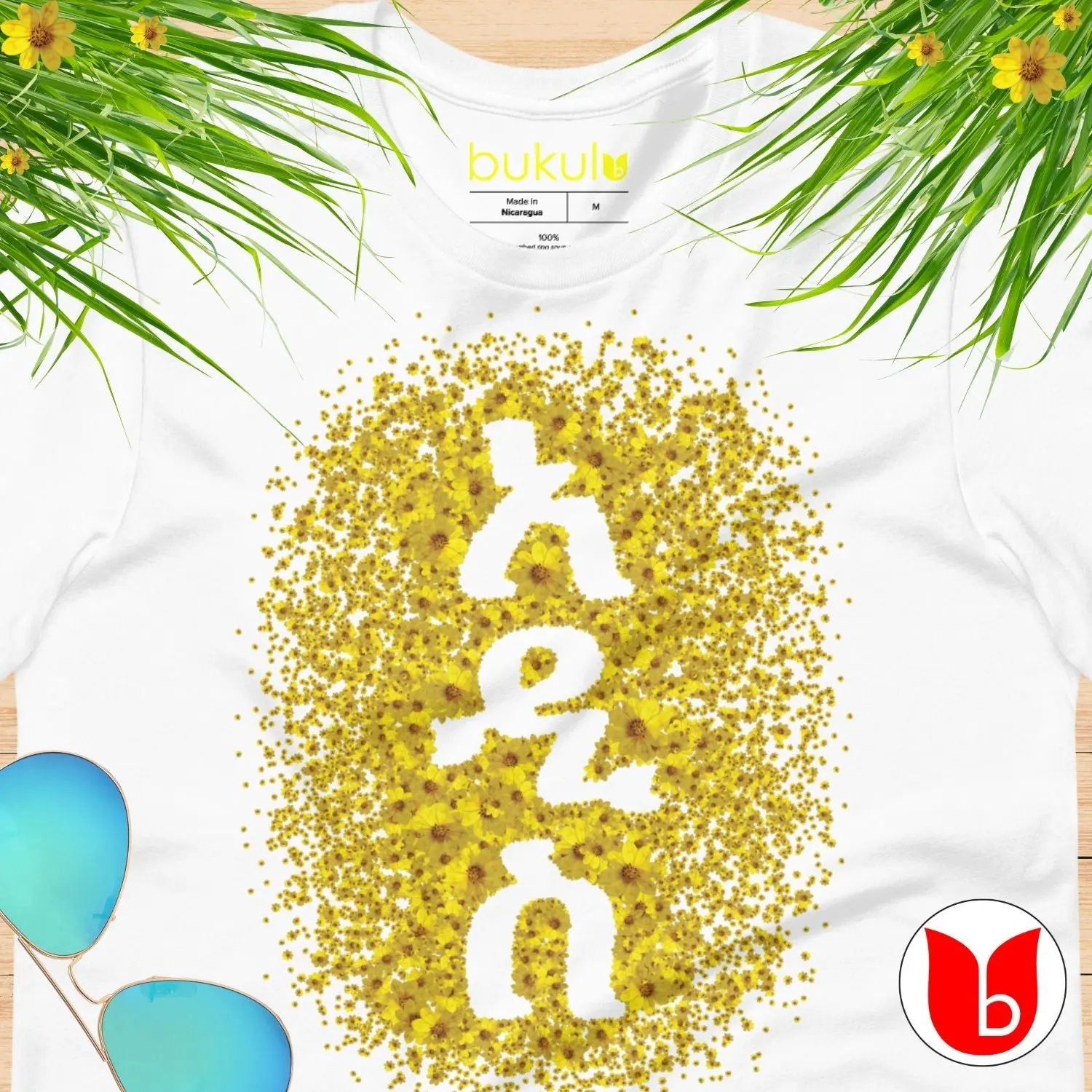 Ethiopian New Year Adey Abeba Flower T-Shirt | Women bukulu