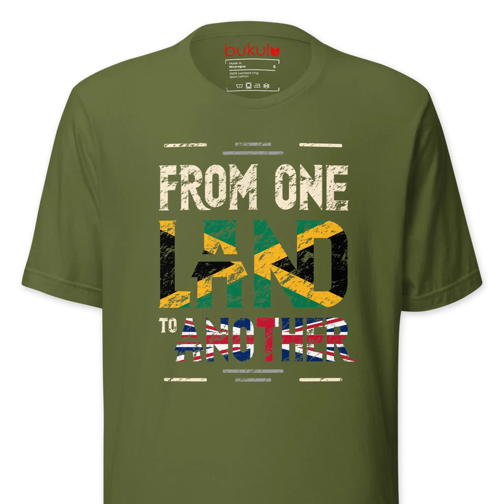 Jamaica-American Flag Shirt for dual heritage pride
