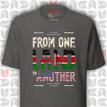 Kenyan Roots to USA Tee, Kenya-American Flag Shirt | Unisex