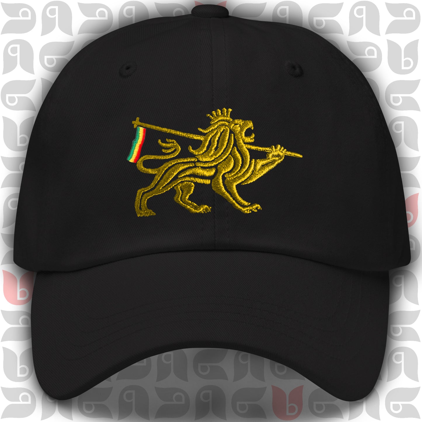 Lion of Judah Royal Crest Dad Hat | Gold Embroidery | Unisex