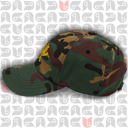 Lion of Judah Royal Crest Dad Hat | Gold Embroidery | Unisex