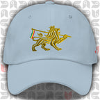 Lion of Judah Royal Crest Dad Hat | Gold Embroidery | Unisex
