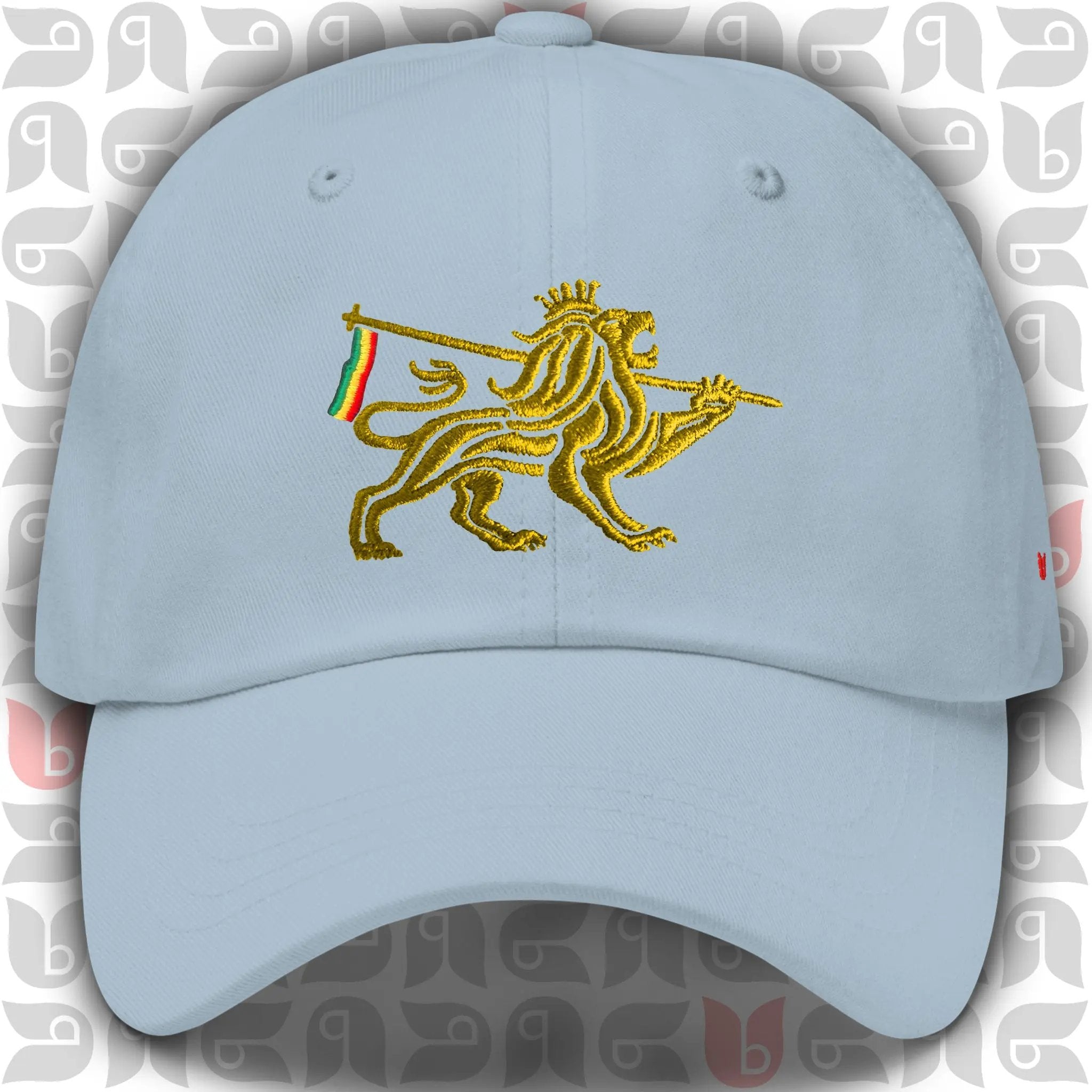 Lion of Judah Royal Crest Dad Hat | Gold Embroidery | Unisex bukulu