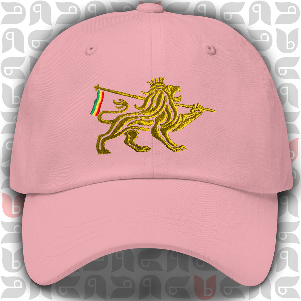 Lion of Judah Royal Crest Dad Hat | Gold Embroidery | Unisex