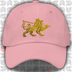 Lion of Judah Royal Crest Dad Hat | Gold Embroidery | Unisex