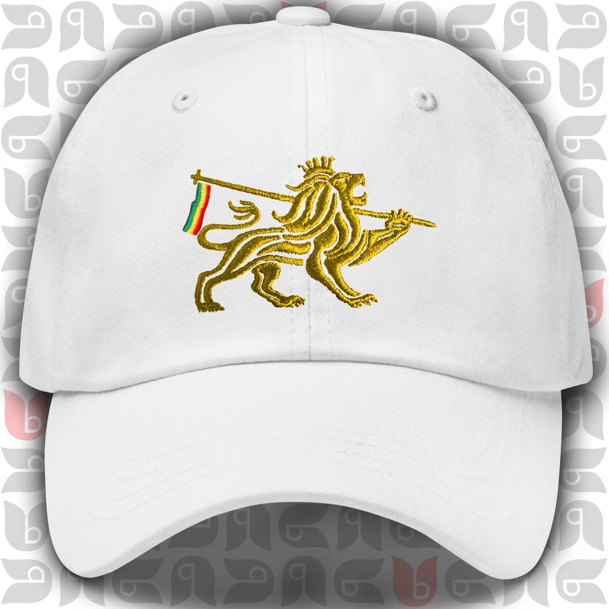 Lion of Judah Royal Crest Dad Hat | Gold Embroidery | Unisex bukulu