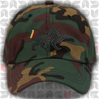 Lion of Judah Royal Crest Dad Hat | Black Embroidery | Unisex