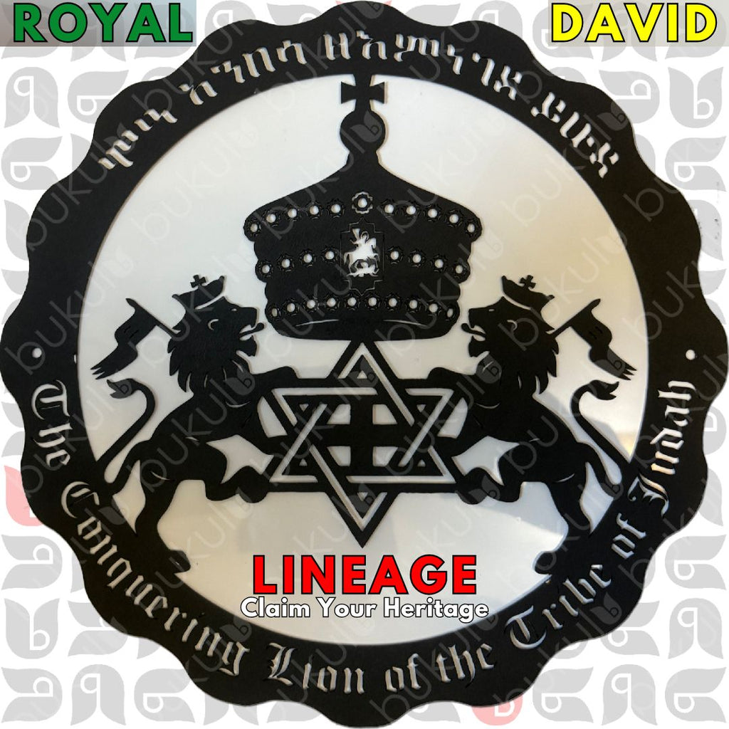 Lion of Judah Metal Sign – Haile Selassie & Rasta Emblem Wall Art