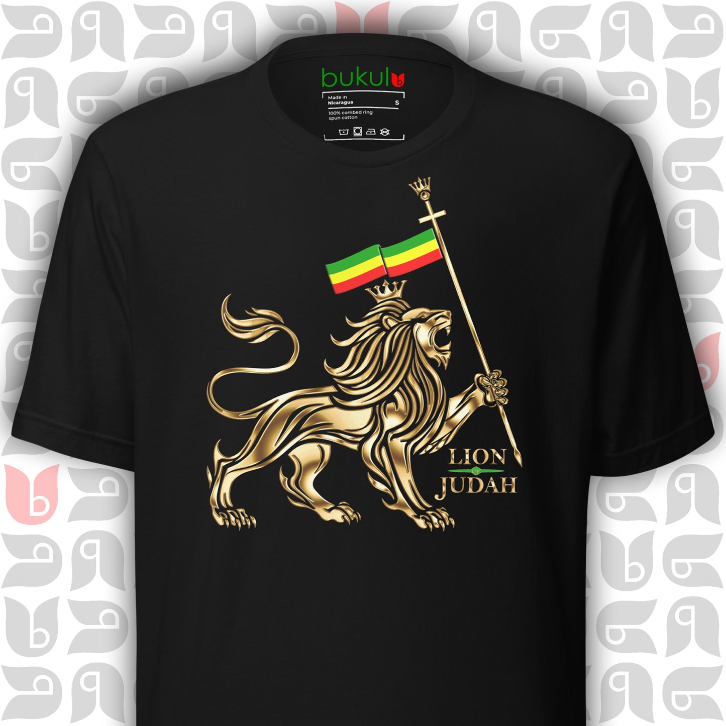 Lion of Judah Royal Crest T-Shirt – Haile Selassie Rasta Tee | Unisex