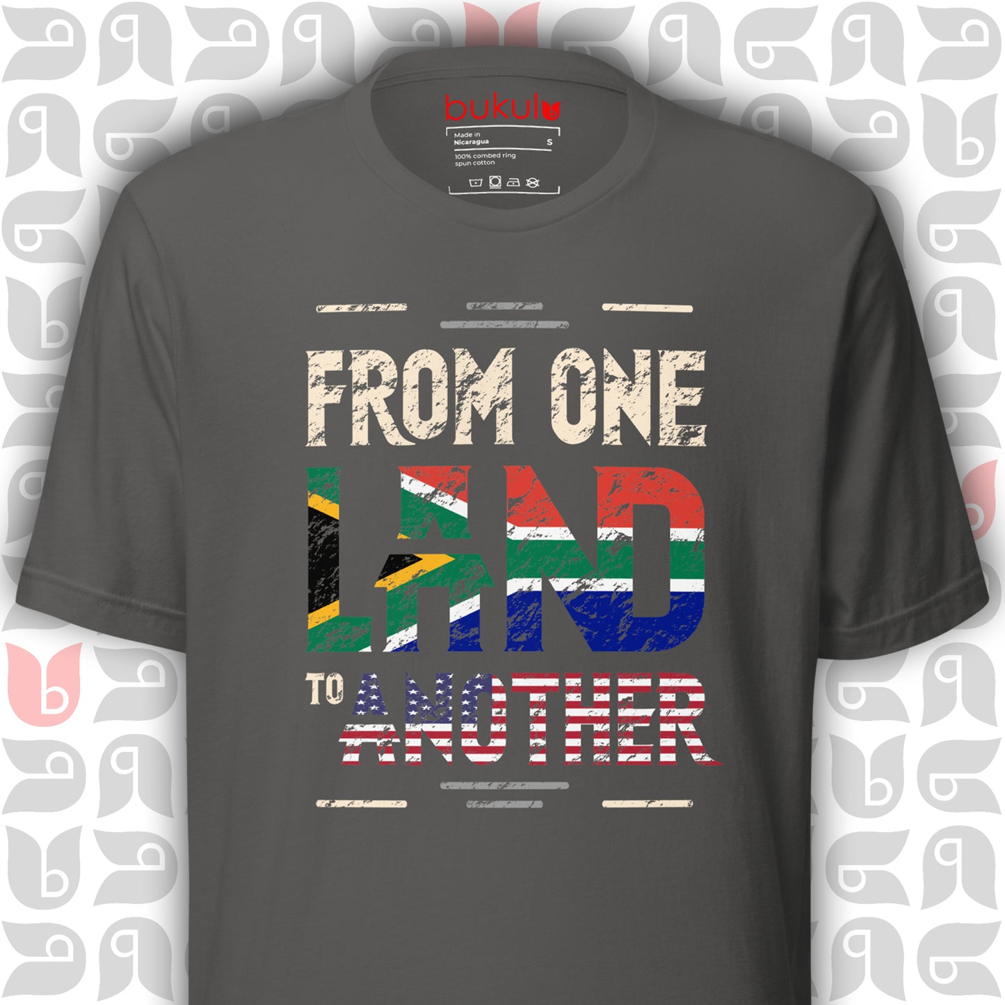 South African Roots to USA Tee, South Africa-American Flag Shirt | Unisex