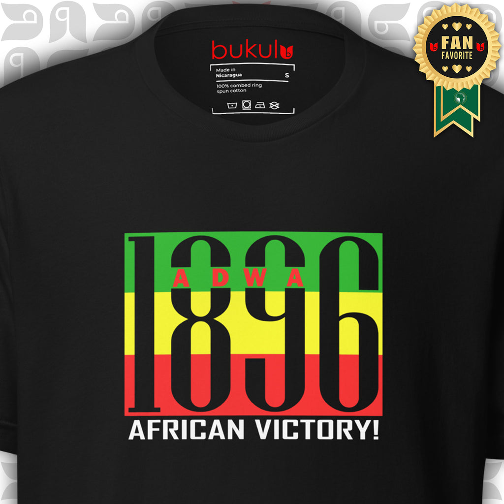 The Battle of Adwa 1896 an African Victory T Shirt Symbol of Pan-Africanism Unisex