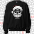 Warm Wishes Black Santa Sweatshirt for Christmas 🎅🏾 | Unisex bukulu