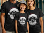 Black Santa T-Shirt – Warm Wishes Perfect Christmas Gift for Everyone