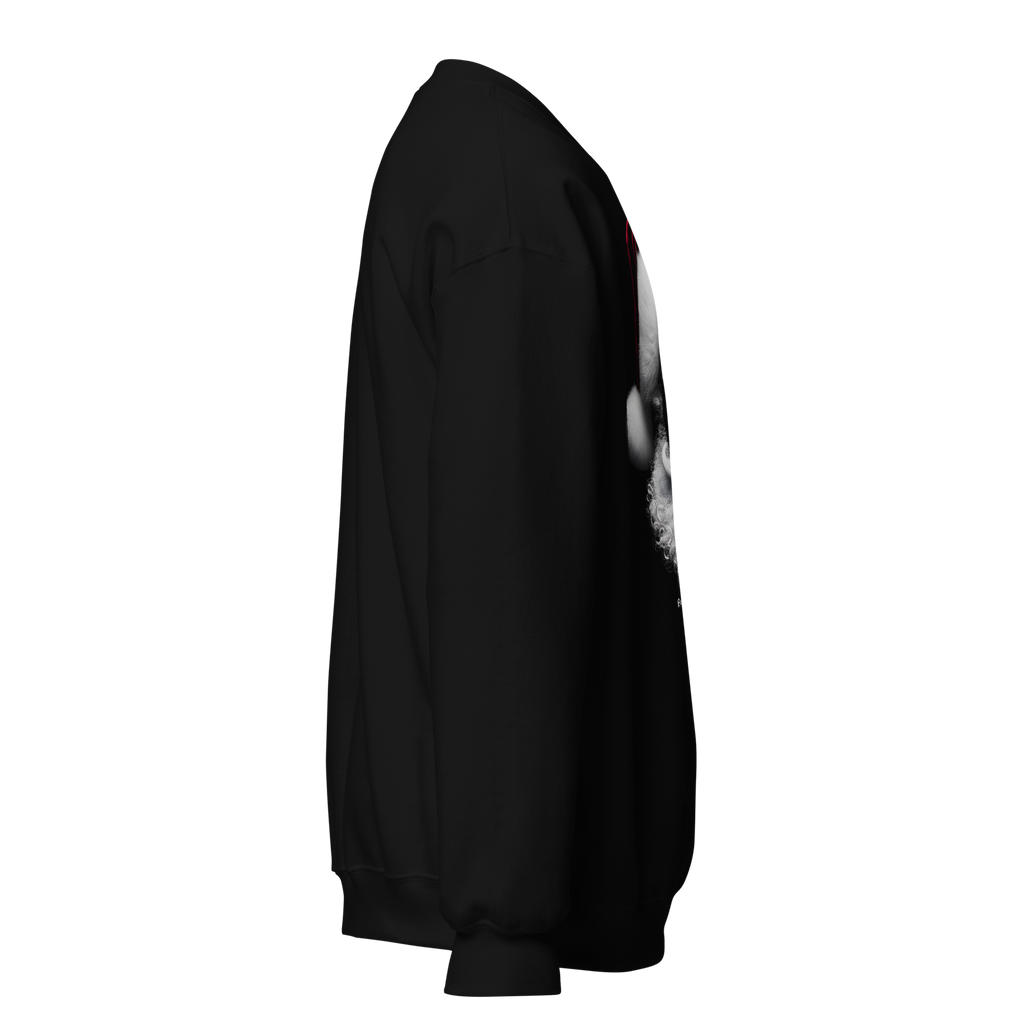 Warm Wishes Black Santa Sweatshirt for Christmas 🎅🏾 | Unisex bukulu